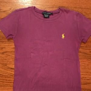 Ralph Lauren shirt, purple.. short-sleeve, Small